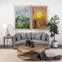 15121 - New Jersey Go USA (XL) by Mercana Studio a Hand Embellished Decograph Framed Art Print under Glass
