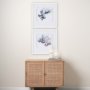 15166 - Seagrass - Sway by Mercana Studio a Hand Embellished Textured Framed Art Print Matted under Glass