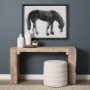 15307 - Equine Sketch 3 by Manny Woodart a Hand Embellished Textured Framed Art Print