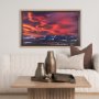 15402 - Livingston Peak by Gary Blatter a Hand Embelished Textured Framed Photo Art Print Matted under Glass