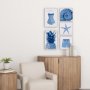 15405 - Summer Collection I by Mercana Studio a Hand Embelished Textured Framed Art Print