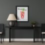 15432 - Bloody Mary by Mercana Studio a Hand Embelished Textured Framed Art Print Matted under Glass