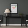 15433 - Cosmopolitan by Mercana Studio a Hand Embelished Textured Framed Art Print Matted under Glass