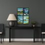 15642 - Hawaii Go USA (SM) by Mercana Studio a Hand Embellished Decograph Framed Art Print