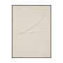 71517 - Drape II Cream Fabric Dimensional Framed Art