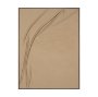 71518 - Drape III Camel Fabric Dimensional Framed Art
