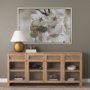 14765 - Soft Petals I by Nancy Crowell a Hand Embellished Textured Framed Photo Art Print Matted under Glass