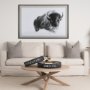 14777 - A Struggle by Mercana Studio a Hand Embellished Textured Framed Photo Art Print Matted under Glass