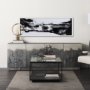 14819 - Turbulent River by Mercana Studio a Hand Embellished Textured Framed Art Print Matted under Glass