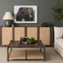 14875 - Grizzly Bear by Chad Mackay a Hand Embellished Textured Framed Photo Art Print Matted under Glass