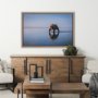 15019 - Walking my Walk by Mercana Studio a Hand Embellished Textured Framed Photo Art Print Matted under Gl