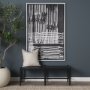15072 - Woven Lines I by Mercana Studio a Hand Embellished Textured Framed Art Print