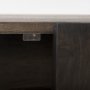 69998 - Darwin Dark Brown Wood 2 Door Accent Cabinet
