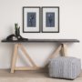14582 - Botanical sketches I (Blue) by Mercana Studio Hand Embellished Framed Art Print Matted under Glass