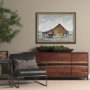 14605 - Old Barn III by Mercana Studio a Hand Embellished Textured Framed Art Print