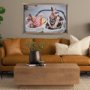 14640 - Clever Canines by Mercana Studio a Hand Embellished Textured Framed Photo Art Print Matted under Gla