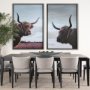 14644 - Stark Still-Look by Mercana Studio a Hand Embellished Textured Framed Photo Art Print Matted under G