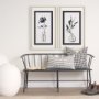 14677 - Sapphire Vase II by Mercana Studio a Hand Embellished Textured Framed Art Print Matted under Glass