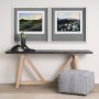 14706 - Sunrise Valley II by Mercana Studio a Hand Embellished Textured Framed Art Print Matted under Glass