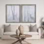 14740 - A Winter Day in Forest I by Mercana Studio Hand Embellished Framed Art Print Matted under Glass