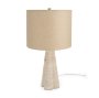 71528 - Sena Travertine Tapered Column Table Lamp
