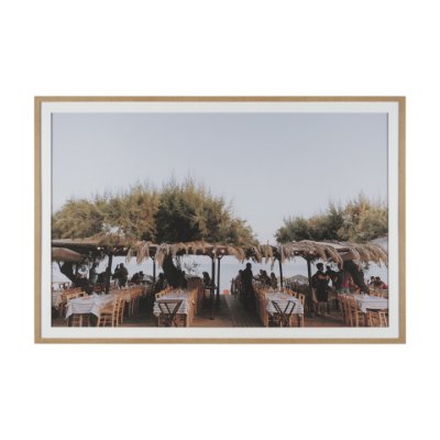 16060 - Greek Feast by Kelly Frere FramedPhoto Print Matted under Glass
