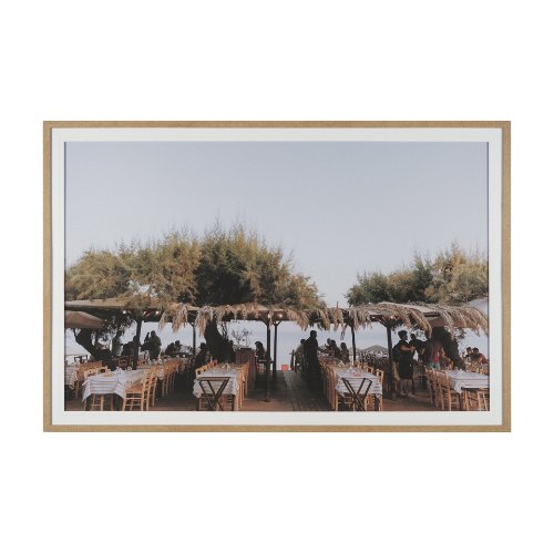 16060 - Greek Feast by Kelly Frere FramedPhoto Print Matted under Glass