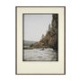 16063 - Maine Coastline by Kelly Frere Hand-Embellished FramedPhoto Print Matted under Glass