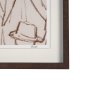 16085 - Bow Ties by Mercana Studio Hand-Embellished Framed Artwork Matted under Glass