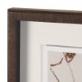 16085 - Bow Ties by Mercana Studio Hand-Embellished Framed Artwork Matted under Glass