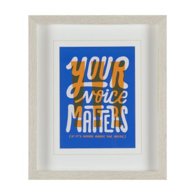 16087 - Motivation Mantra II by Michael Mullan Framed Artwork Matted under Glass
