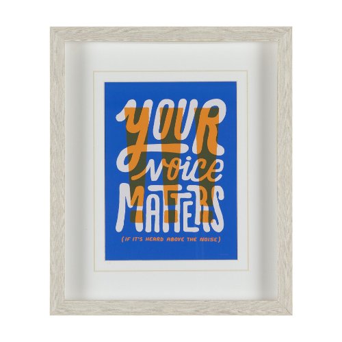 16087 - Motivation Mantra II by Michael Mullan Framed Artwork Matted under Glass