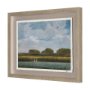 16108 - Country View(Set of 6) by Mercana Studio Hand-Embellished Textured Framed Artwork Matted under Glass