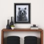 14351 - Animal Portrait III (Bear) by Mercana Studio Hand Embellished Framed Art Print Matted under Glass