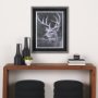 14352 - Animal Portrait IV (Deer) by Mercana Studio Hand Embellished Framed Art Print Matted under Glass