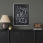 14375 - Horse Herd II by Mercana Studio a Hand Embellished Textured Framed Art Print