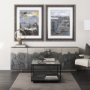 14409 - Silver and gold Inspiration I by Mercana Studio a Hand Embellished Textured Framed Art Print