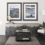 14411 - Silver and gold Inspiration III by Mercana Studio a Hand Embellished Textured Framed Art Print