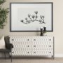 14439 - Magnolia II by Mercana Studio a Hand Embellished Textured Framed Art Print Matted under Glass