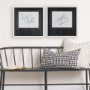 14491 - Fruit Sketch Pear by Mercana Studio a Hand Embellished Textured Framed Art Print Matted under Glass