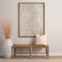 14880 - City of Chicago by Mercana Studio a Hand Embellished Textured Framed Art Print