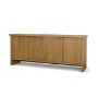 71393 - Alcott Brown Wood 4 Door Closed Sideboard