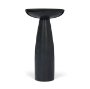 71395 - Bellancia Nero Black Marquina Marble Pedestal Side Table