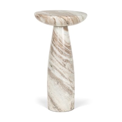 71396 - Bellancia Rosa Pink Marble Pedestal Side Table