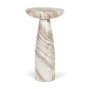 71396 - Bellancia Rosa Pink Marble Pedestal Side Table
