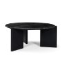 71352-AB - Rumer Black Wood w/ Black Marble Coffee Table