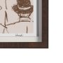 16083 - Overcoats by Mercana Studio Hand-Embellished Framed Artwork Matted under Glass