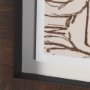 16083 - Overcoats by Mercana Studio Hand-Embellished Framed Artwork Matted under Glass