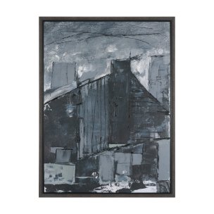 Community 4C by Mercana Studio Hand-Embellished Textured Framed Canvas Artwork