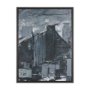 102759-FL - Community 4C by Mercana Studio Hand-Embellished Textured Framed Canvas Artwork